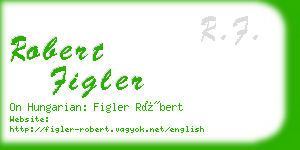 robert figler business card